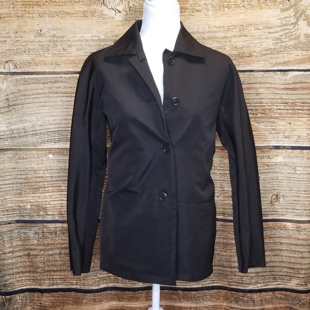 MaxMara Black Button Up Jacket Size 6